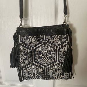 Rebecca Minkoff Black and white Cross Body Bag